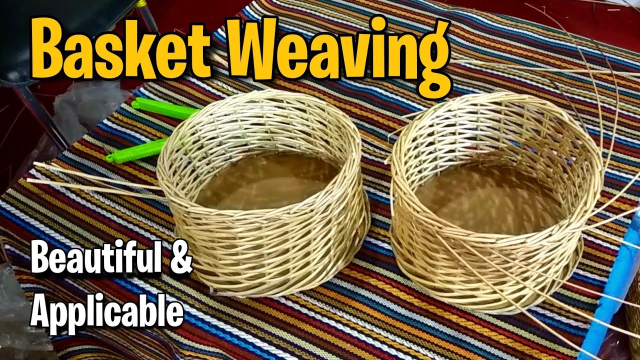 Basket weaving; learn basket weaving techniques; Wicker basket making; willow basket making