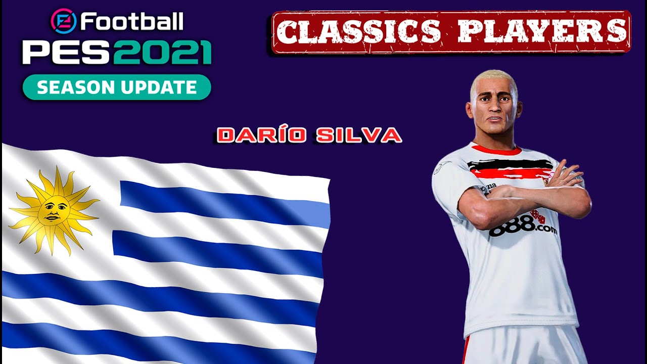 DARÍO SILVA face+stats (Classics Players) How to create in PES 2021