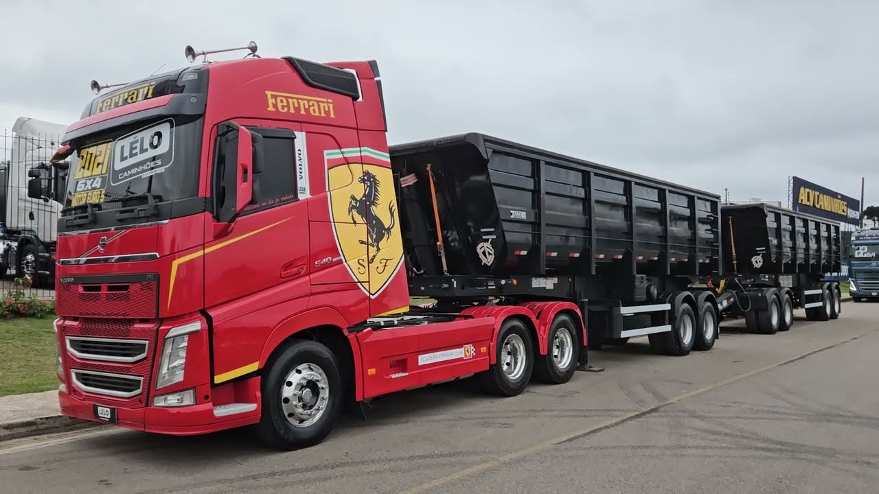 Feirão Lelo Caminhões! Volvo FH 540 6x4 Bug Leve Mola Personalizado + Rodocaçamba Aiz Ano 22 35m³