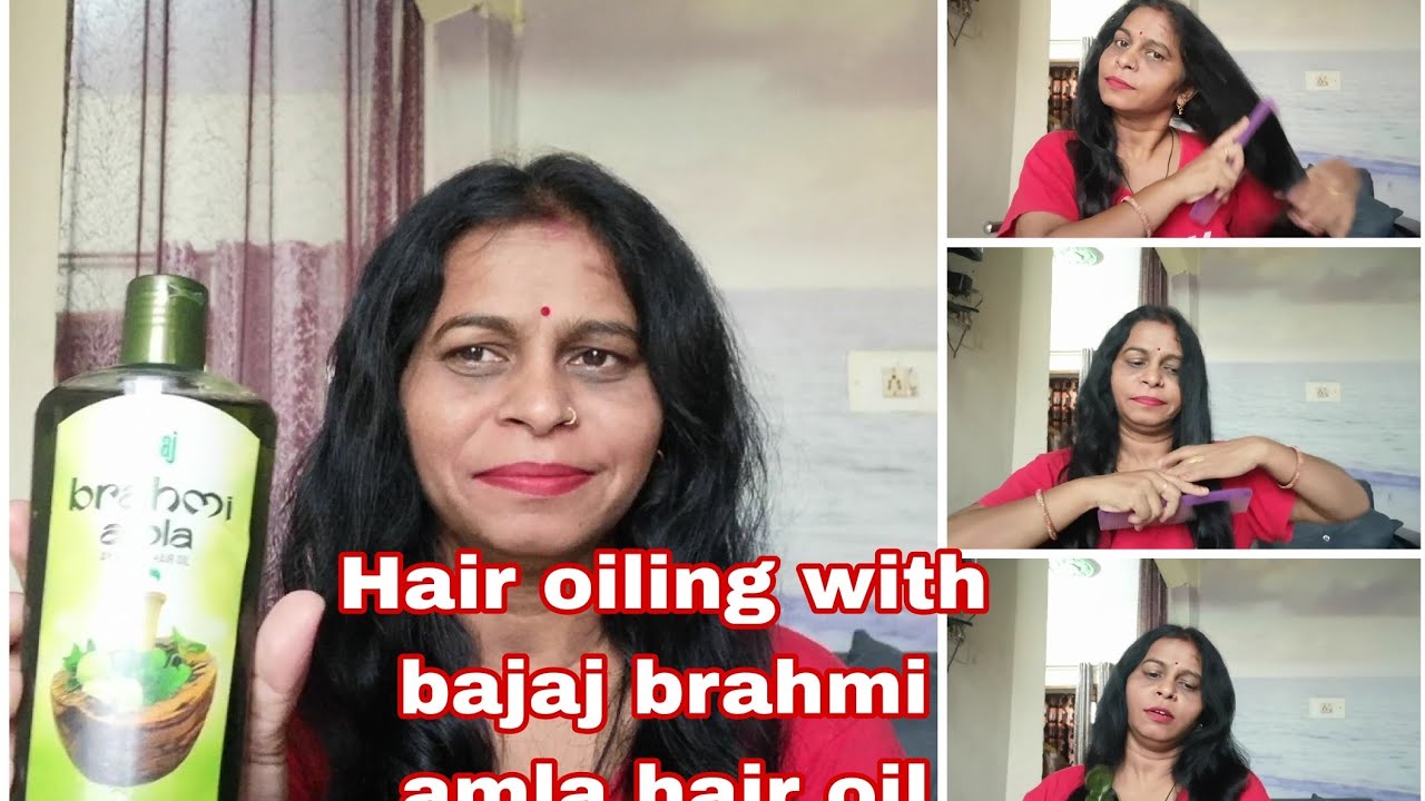 How to do hair oiling with brahmi amla hair oil #hairoiling