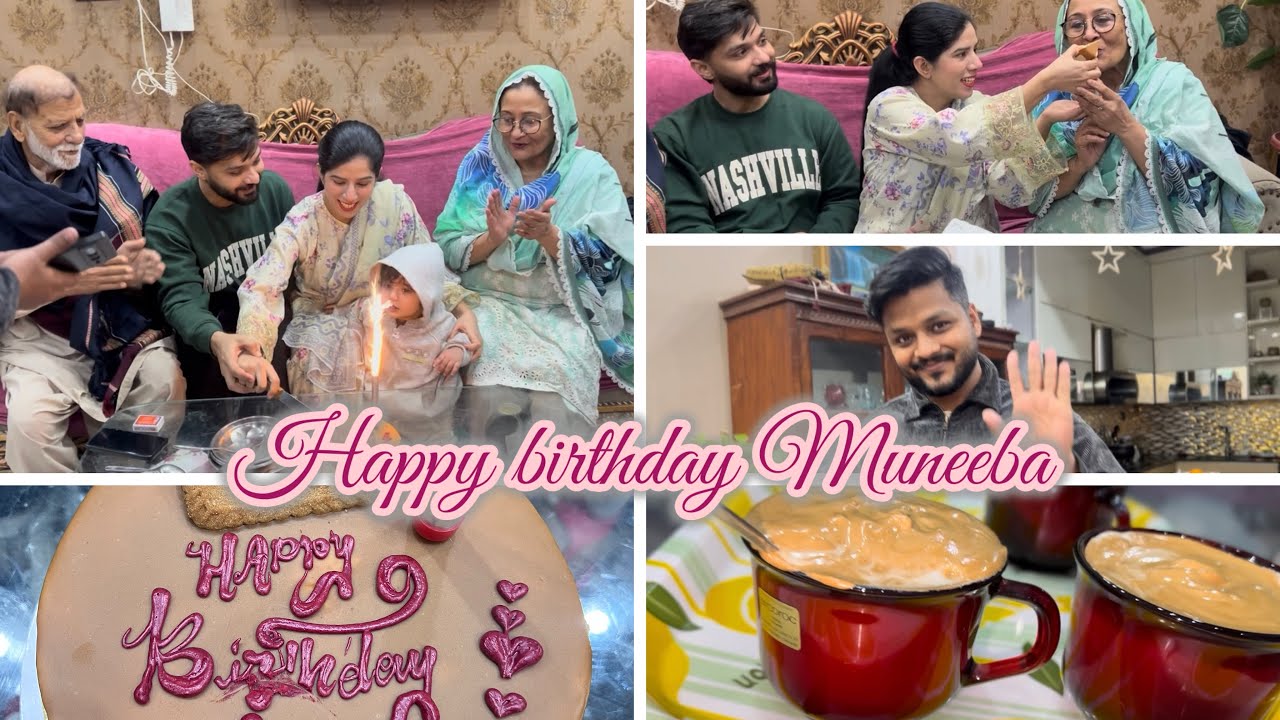 Muneeba’s birthday ✨💕| sardi mai coffee enjoy ki 😋#ismatsharifvlogs #happyfamily #happybirthday 