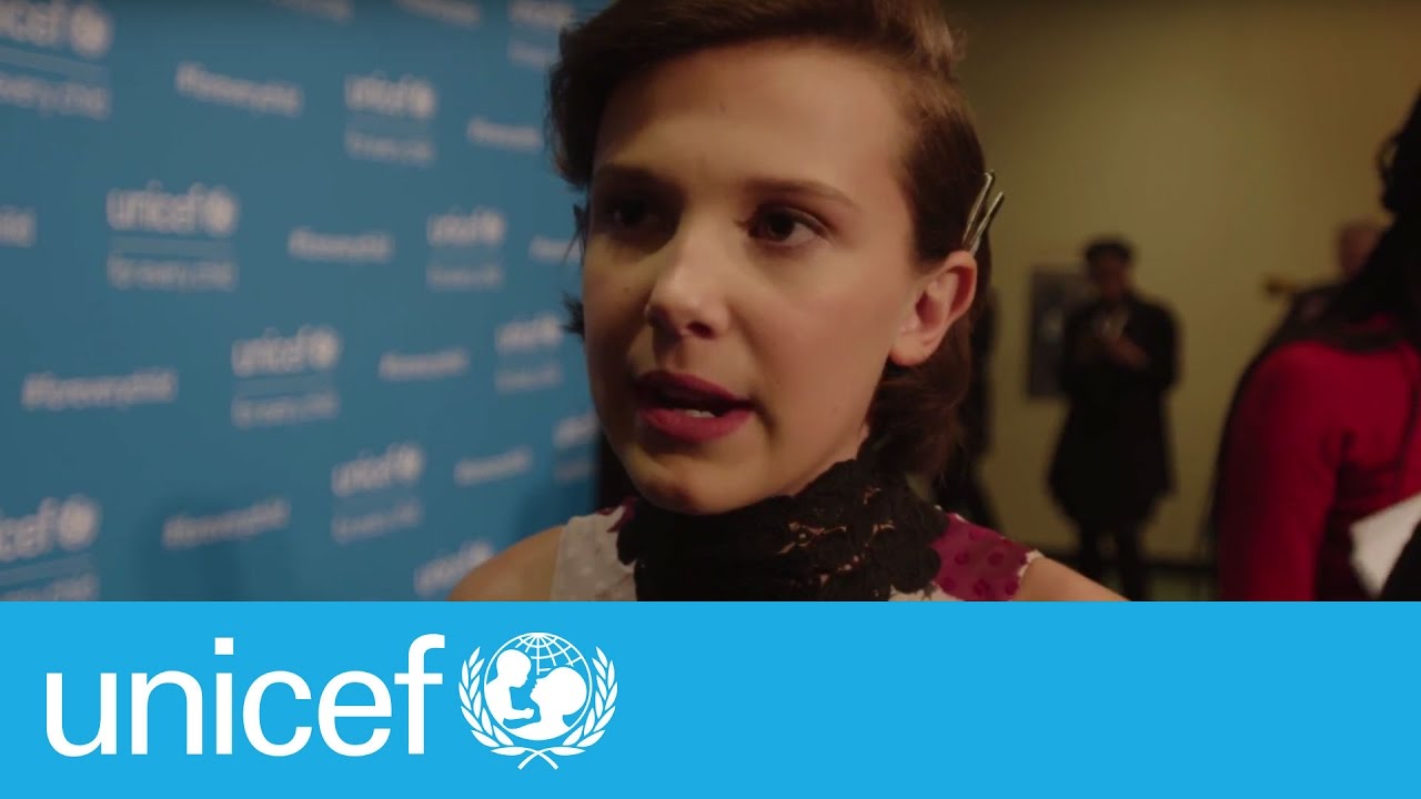 Millie Bobby Brown inspired by UNICEF Youth Advocates | UNICEF