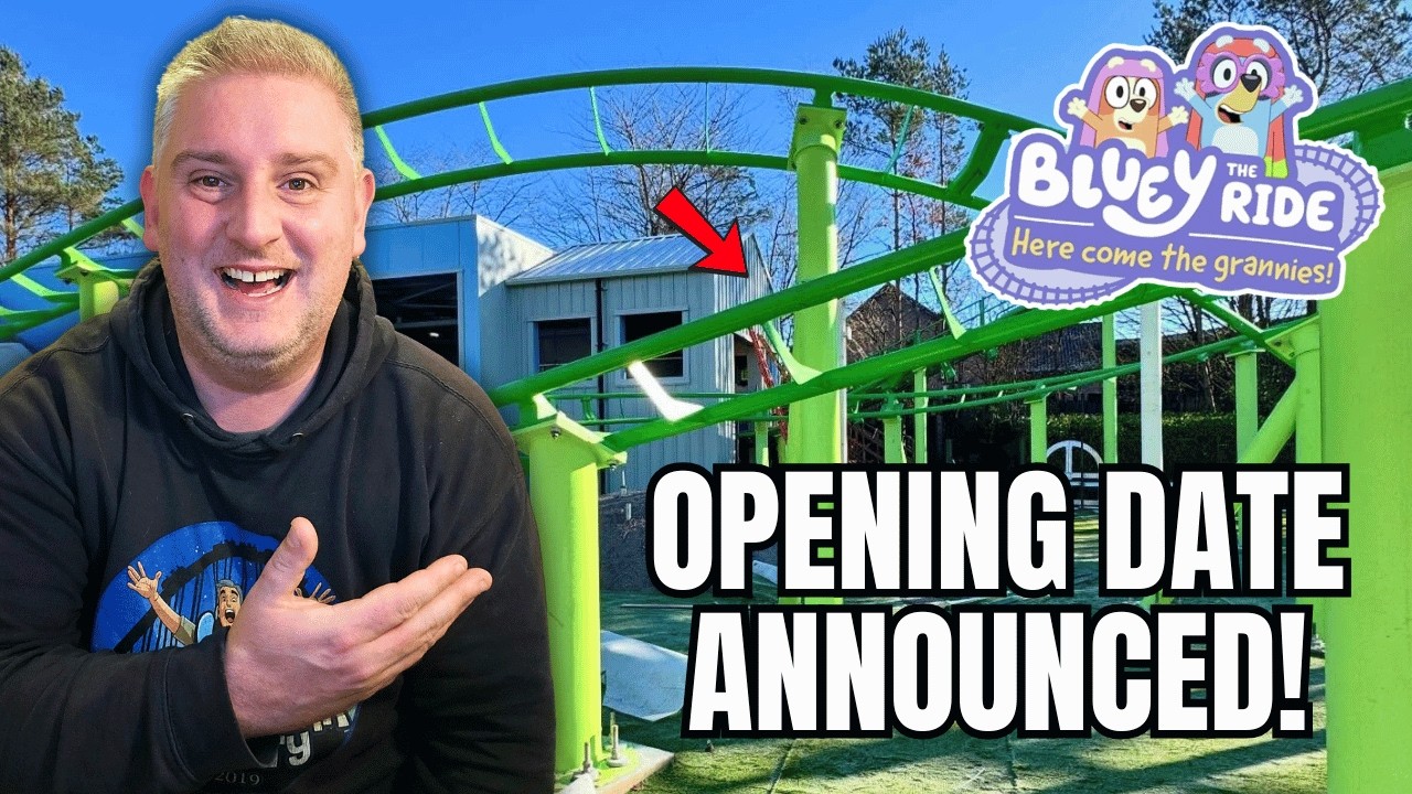 BREAKING: Bluey The Ride Opening Date CONFIRMED at Alton Towers!