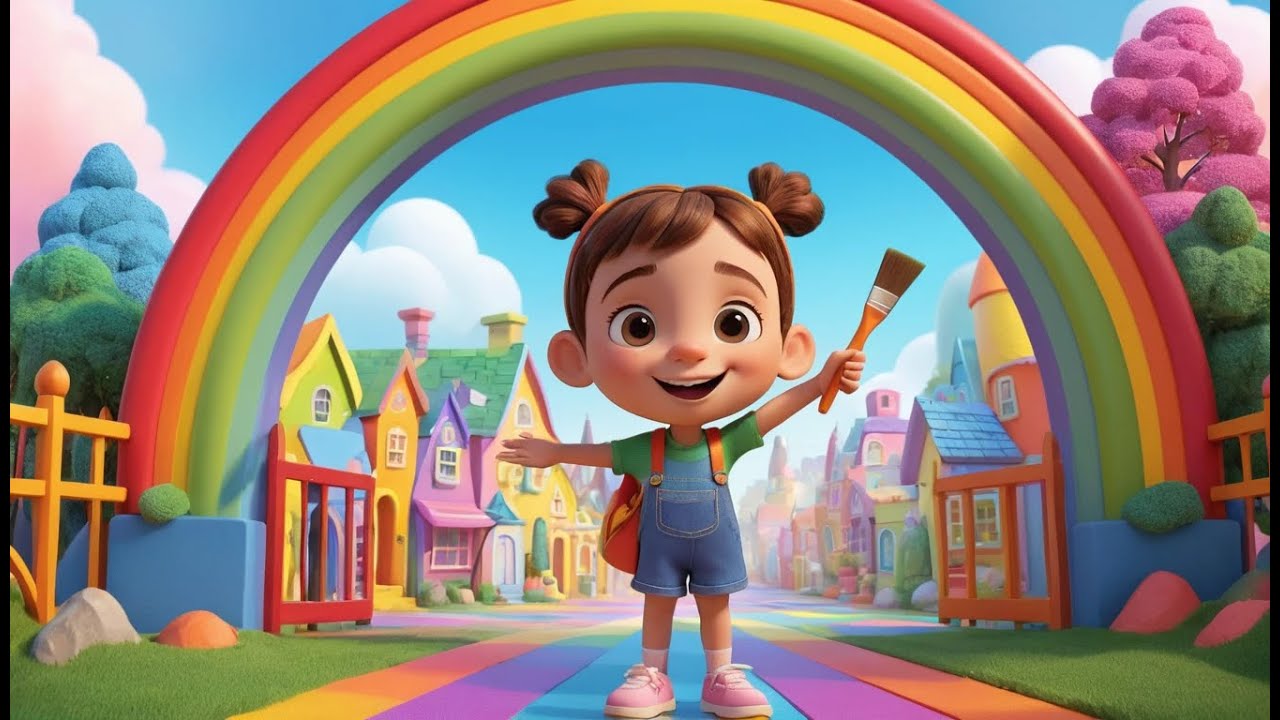 Color Town Song | Fun Color Exploration for Kids | Playful Learning Rhyme