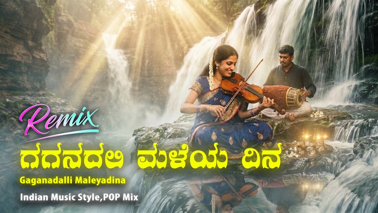 ಗಗನದಲಿ ಮಳೆಯ ದಿನ | Gaganadali Maleyadina | Instrumental Remix Music