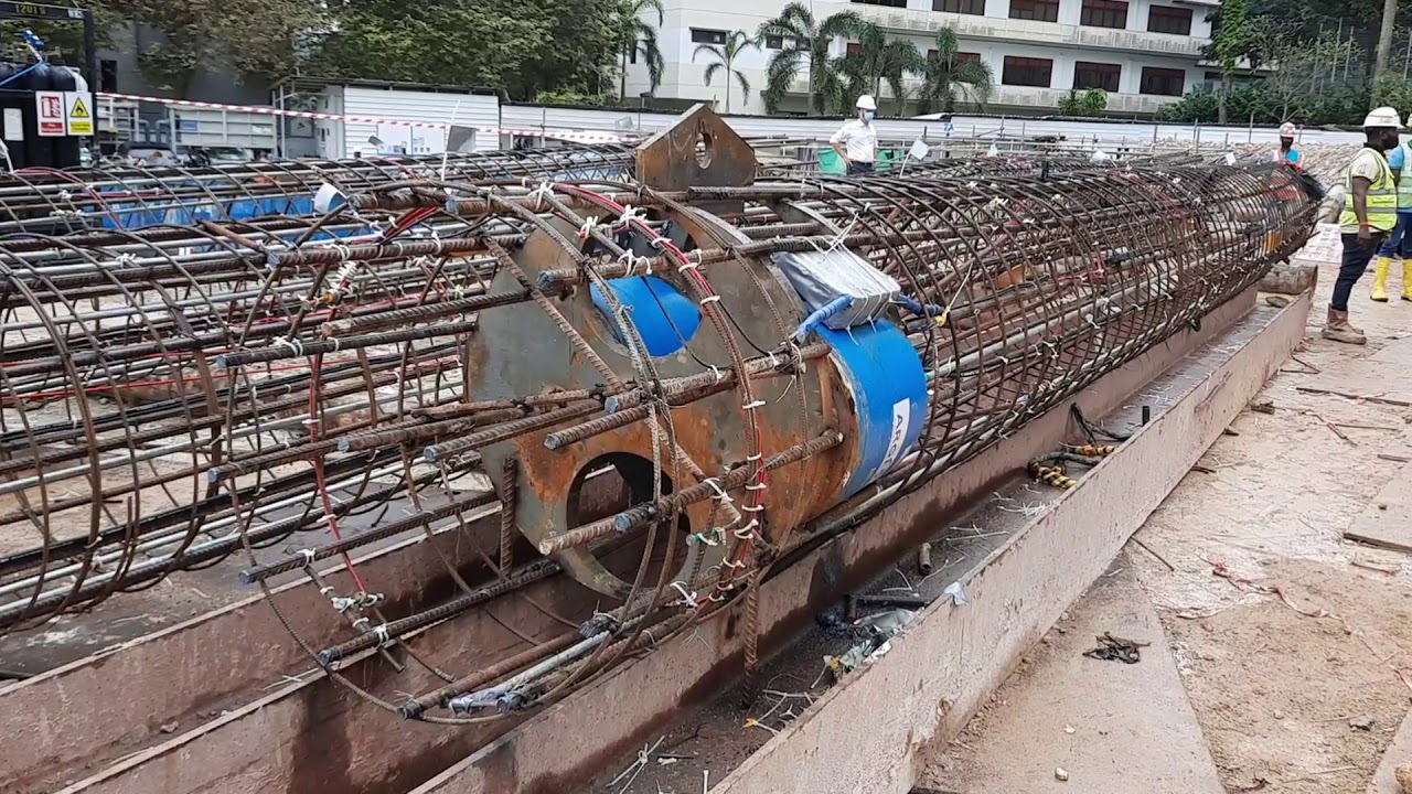 Bi-directional static load test installation