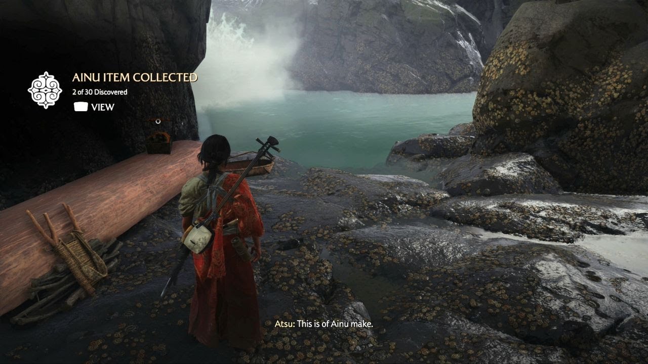 Ainu Item Location at Southern Coast - Ghost of Yotei (PS5 Pro)