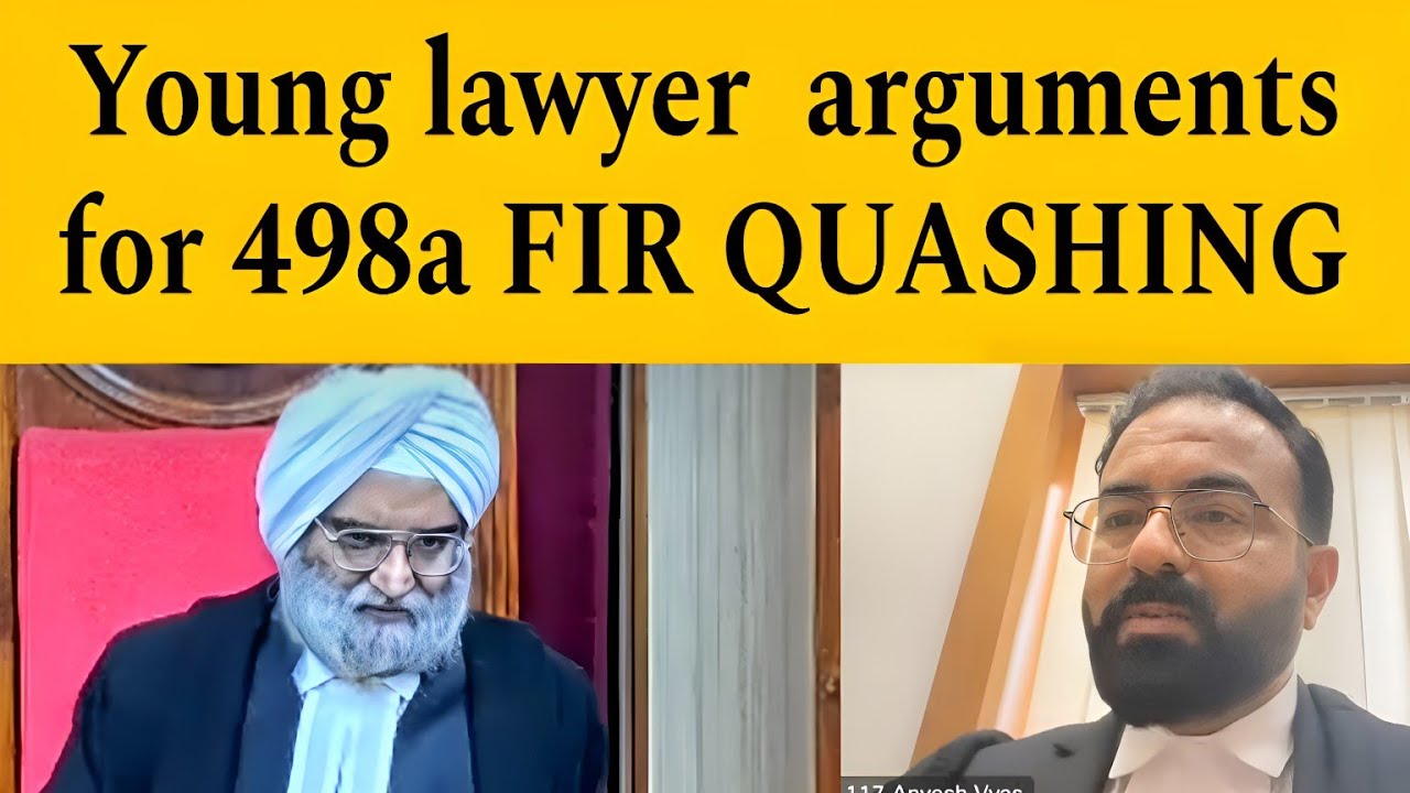 Young lawyer  arguments for 498A FIR QUASHING #498aipc #dowery #law