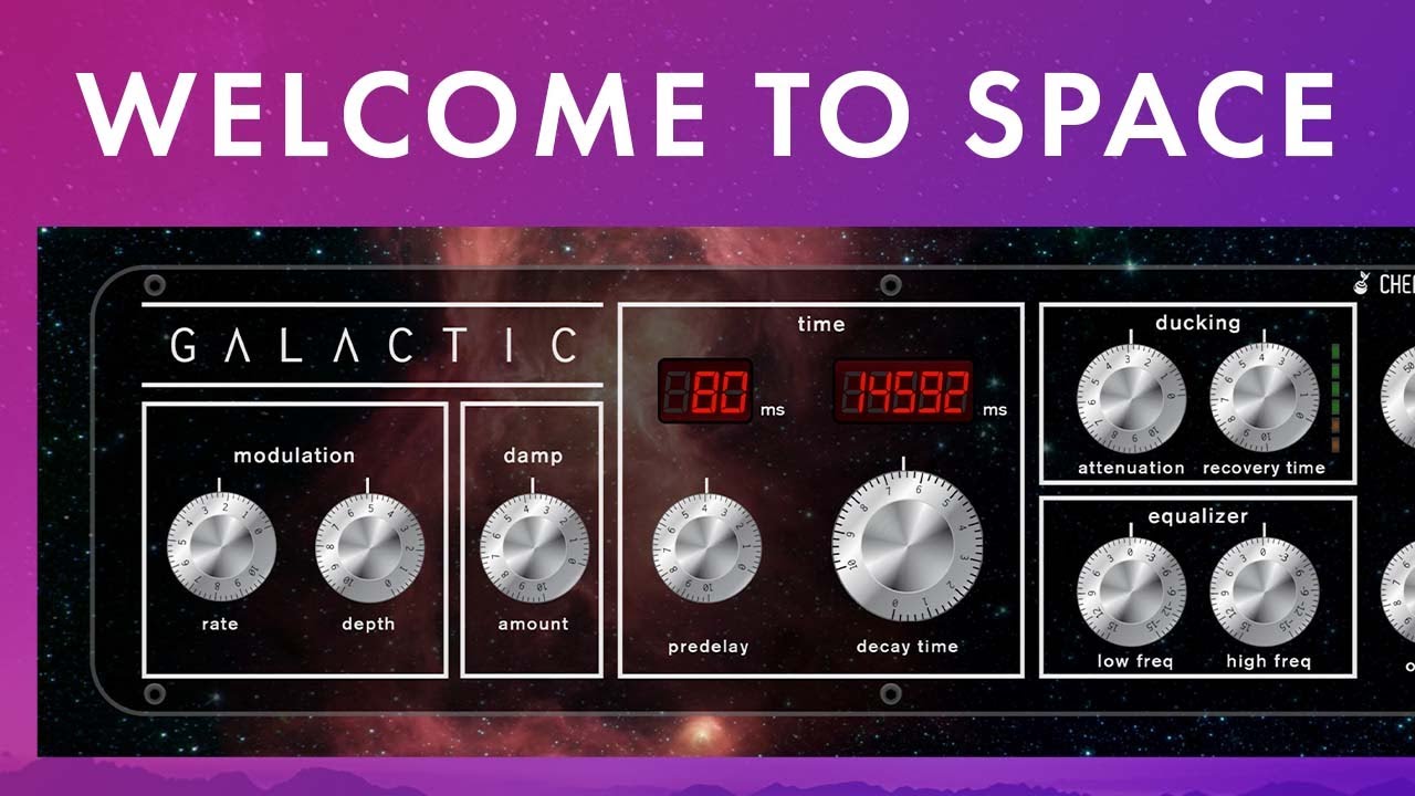 This reverb is out of this world! // Cherry Audio Galactic algorithmic reverb