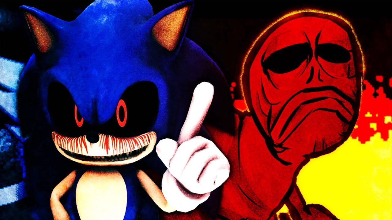 Sonic.EXE vs Red (NES Godzilla). rap battle. by fightmarker.