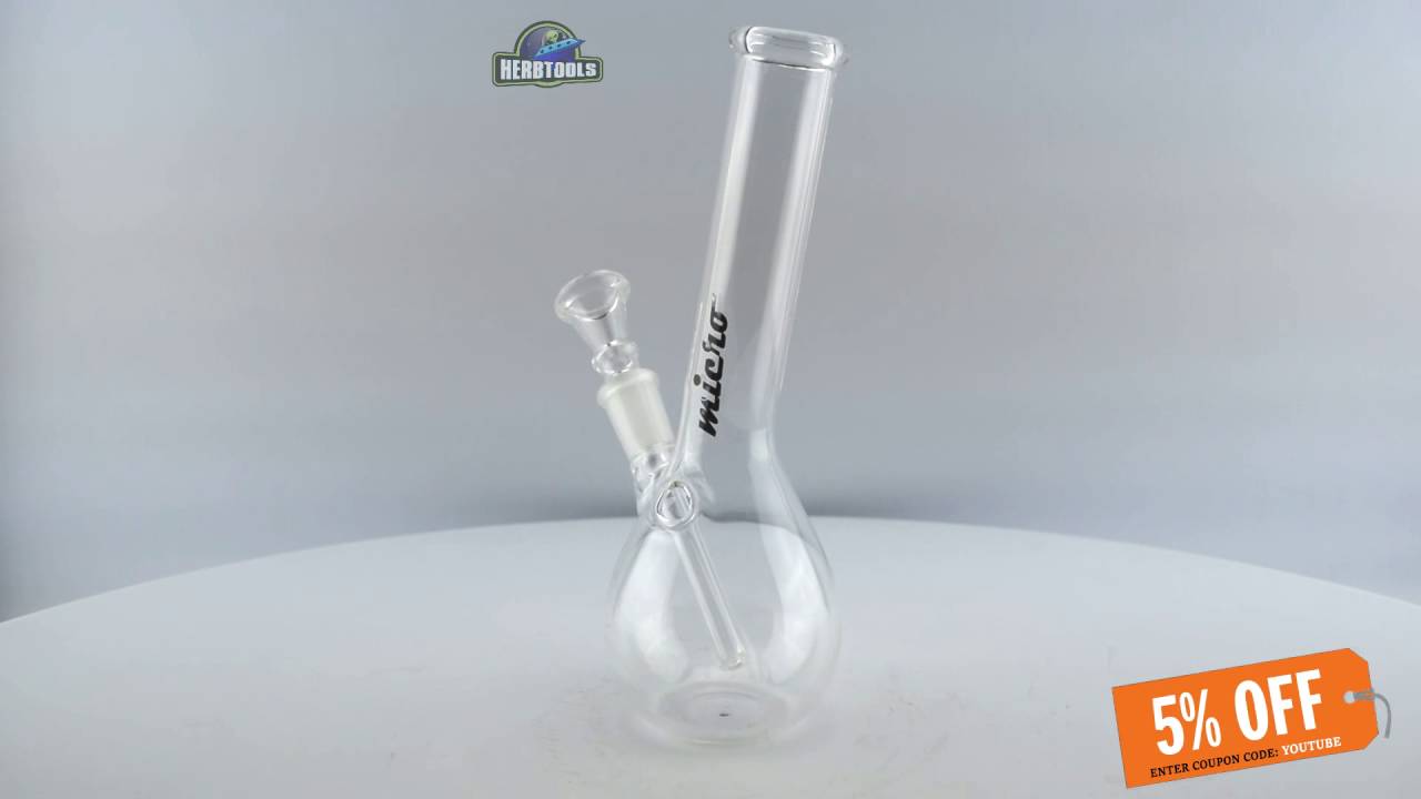 MICRO SMALL GLASS BONG [HD] [HERBTOOLS]
