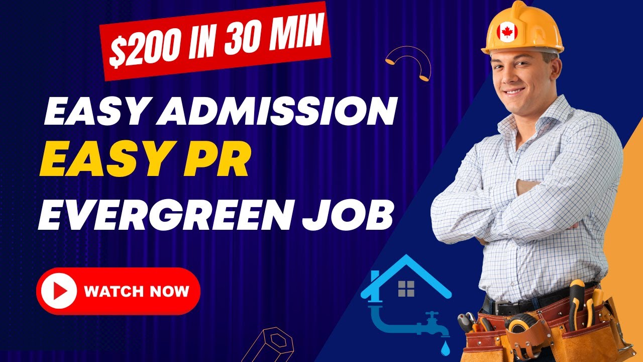 Plumbing Course in Canada for International Students | HIGH DEMAND | LOW CRS SCORE