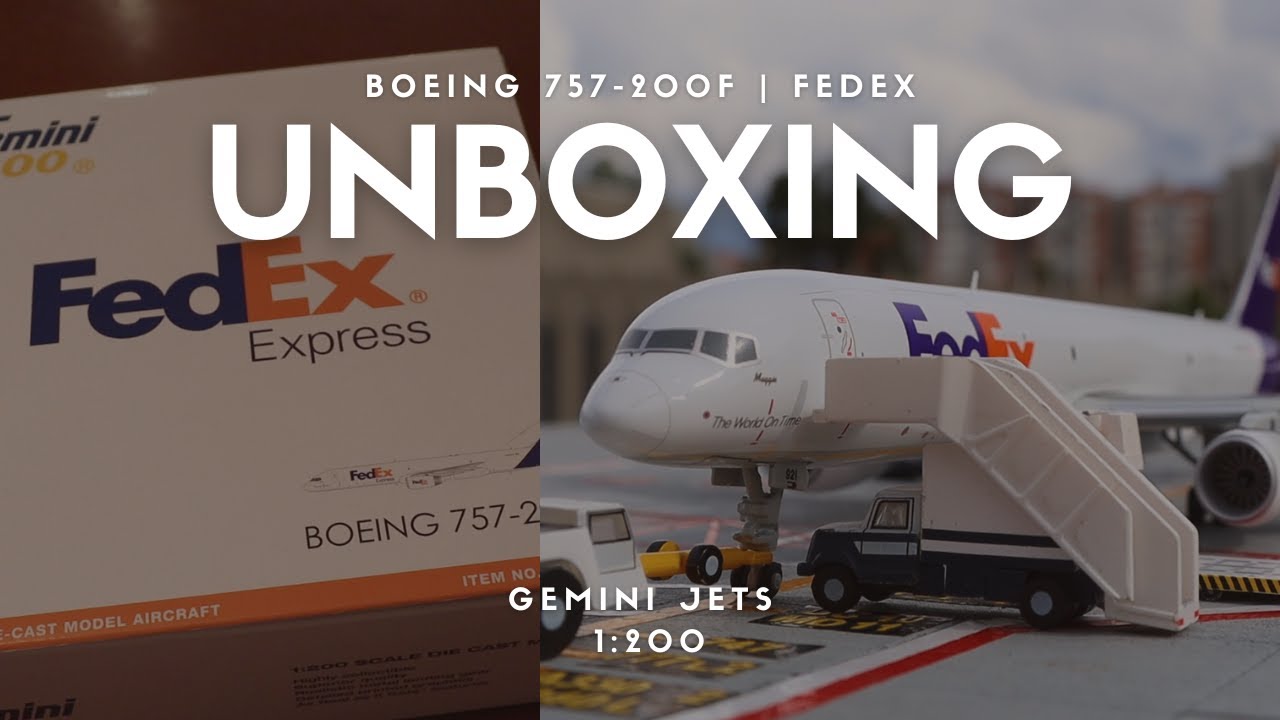 BOEING 757-200F ✈️ | FEDEX EXPRESS 🇺🇸 | GEMINI JETS 1:200 📦 | UNBOXING & REVIEW | HAWKS AVIATION