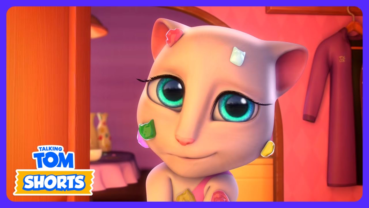 Talking Tom - Yapışkan Pasta Sürprizi! | Çocuk Çizgi Film | WildBrain Hayaletli Ev