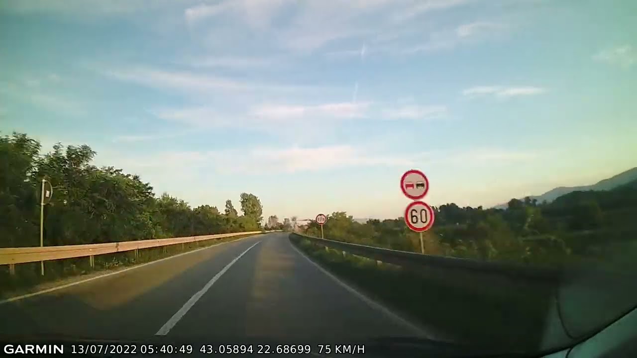 DRIVE #2017: Dimitrovgrad-Pirot-Bela Palanka-Niš (Serbia) (timelapse 4x) *Read Description*