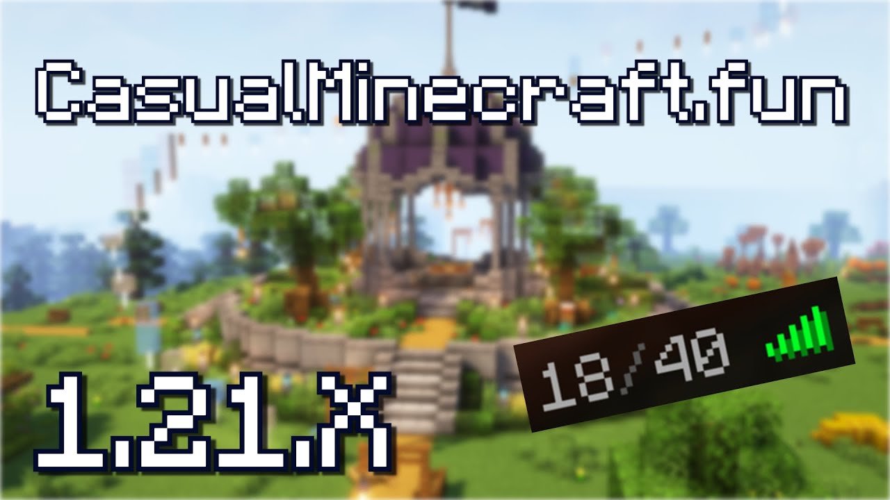Vanilla SMP Server with Proximity Chat! | CasualMinecraft | 1.21X | Java and Bedrock