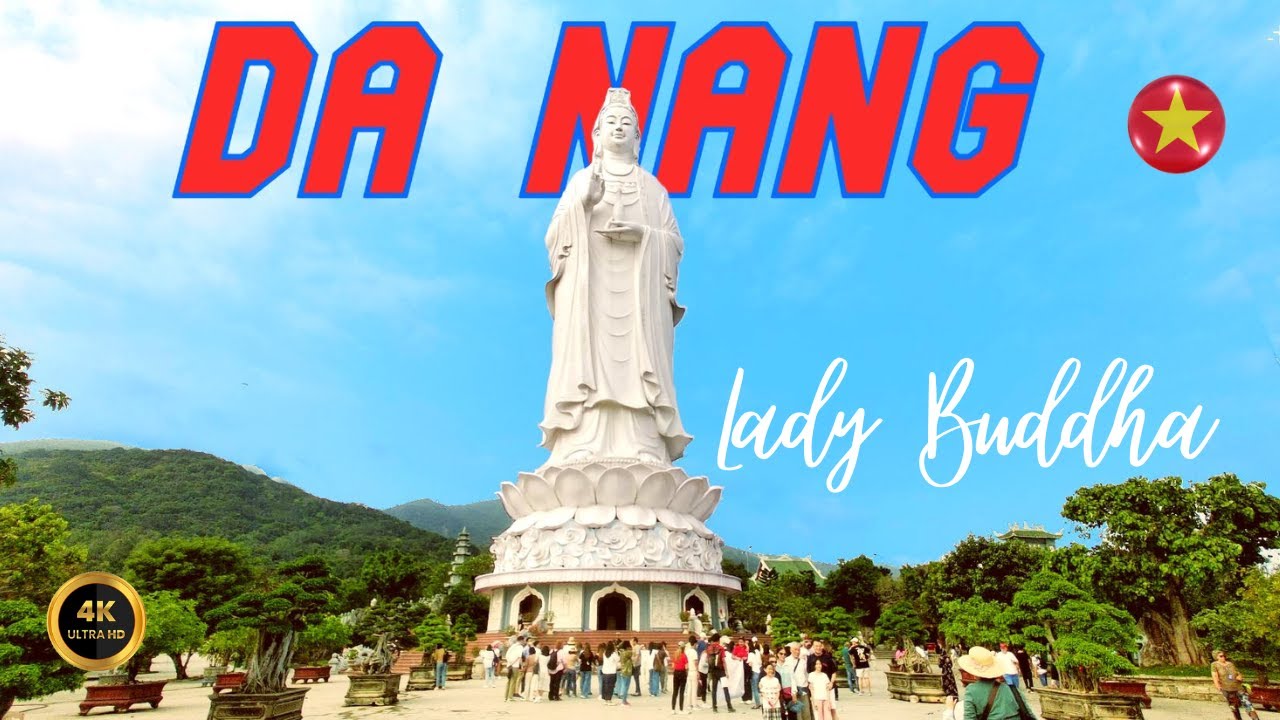 Exploring Chùa Linh Ứng &the Magnificent Lady Buddha in Da Nang, Vietnam -4K Walking & Drone Footage