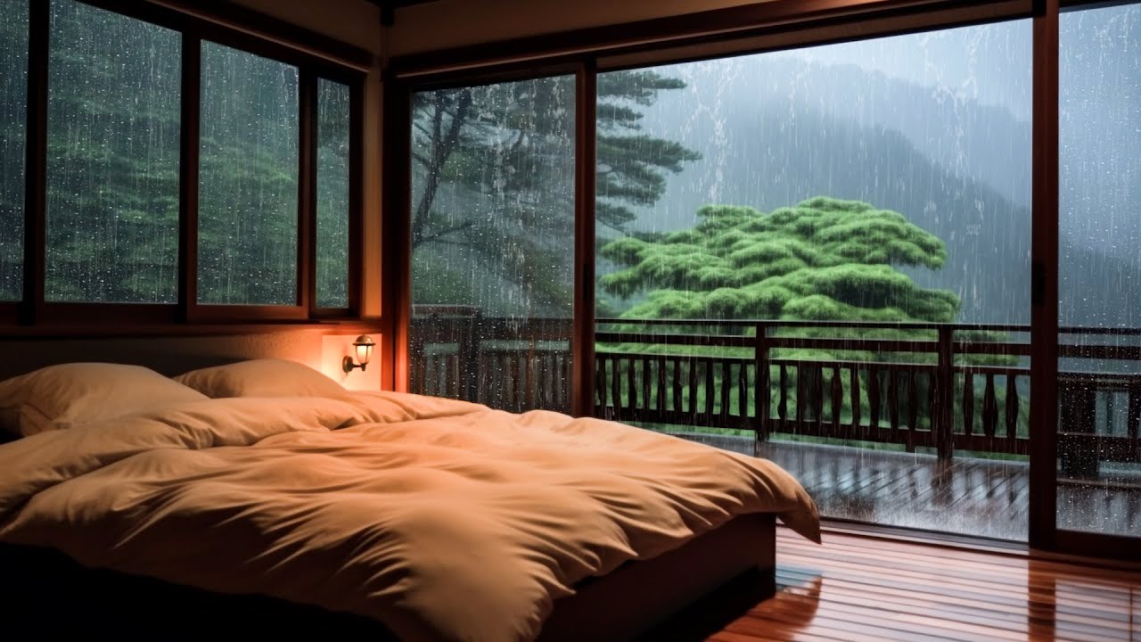 Calm Piano Rain Ambience | Calm piano rain ambience for stress relief and peace | Calming