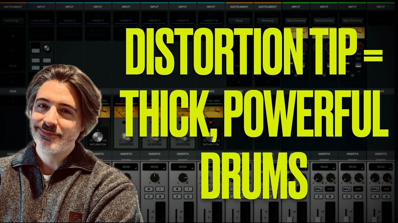 Simple Distortion Mix Tip for Thicker, Bigger Drums