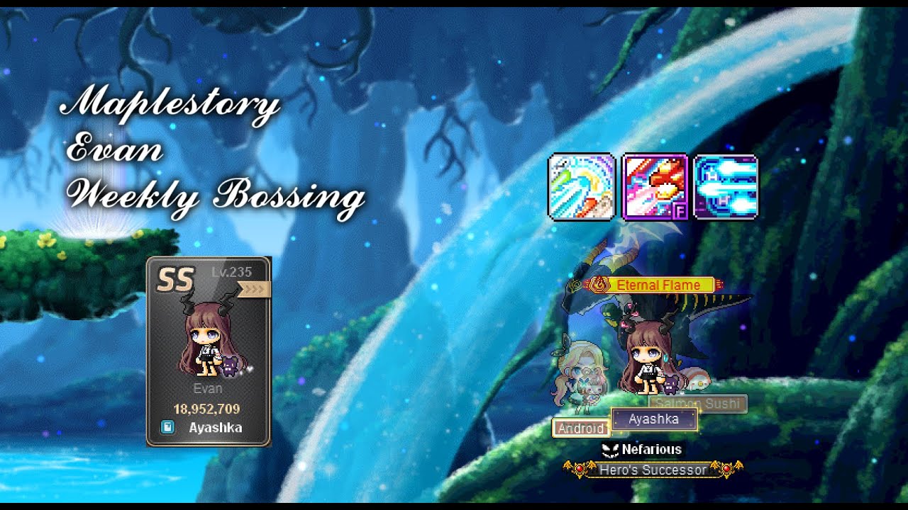 Maplestory [Reboot] Evan Weekly Bossing