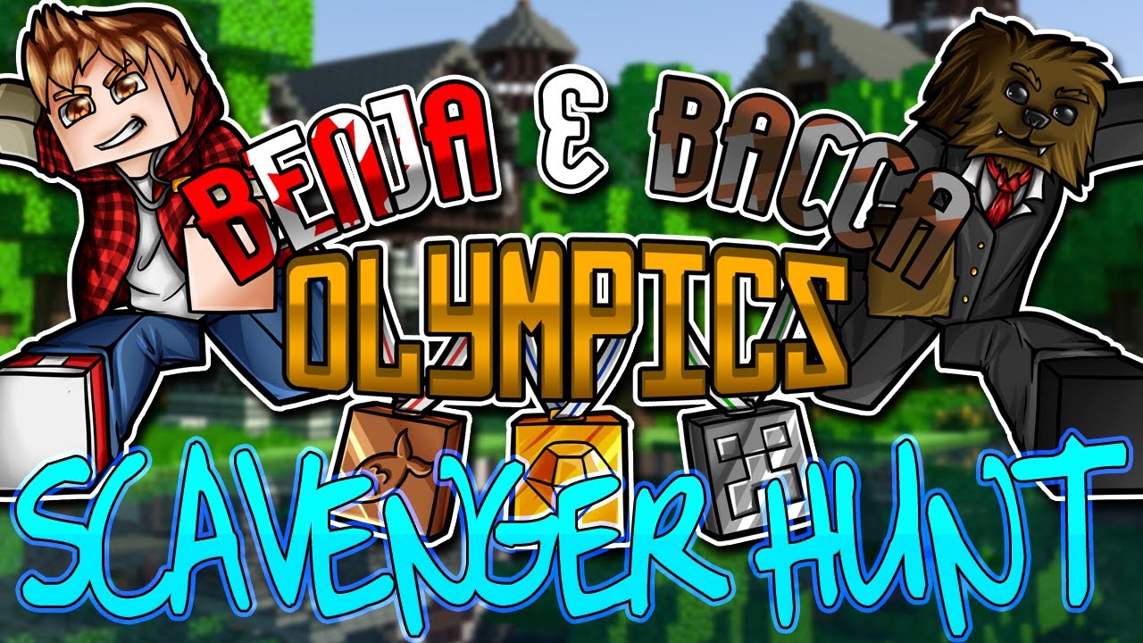 Minecraft Benja and Bacca Olympics: Scavenger Hunt (Challenge #4) | JeromeASF