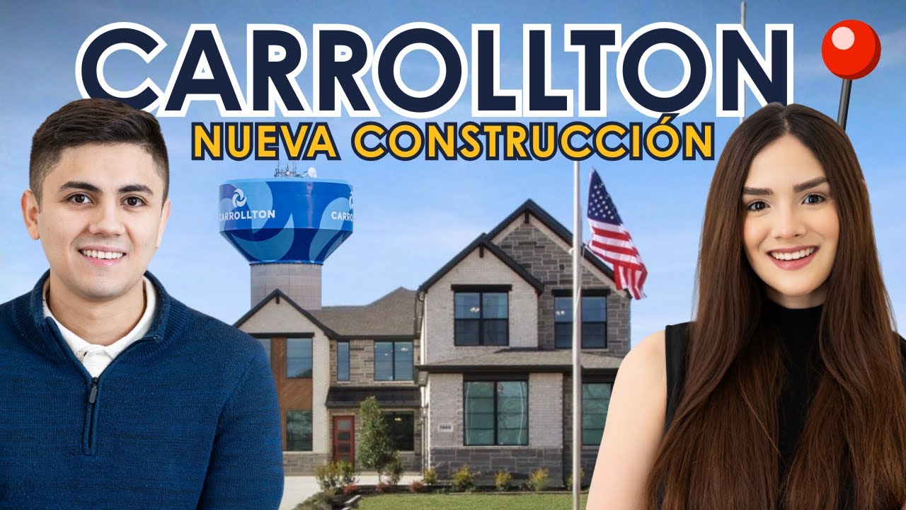 Casa Nueva en Carrollton, Texas | Casas en Venta en Carrollton TX l Mejor ciudad de Dallas