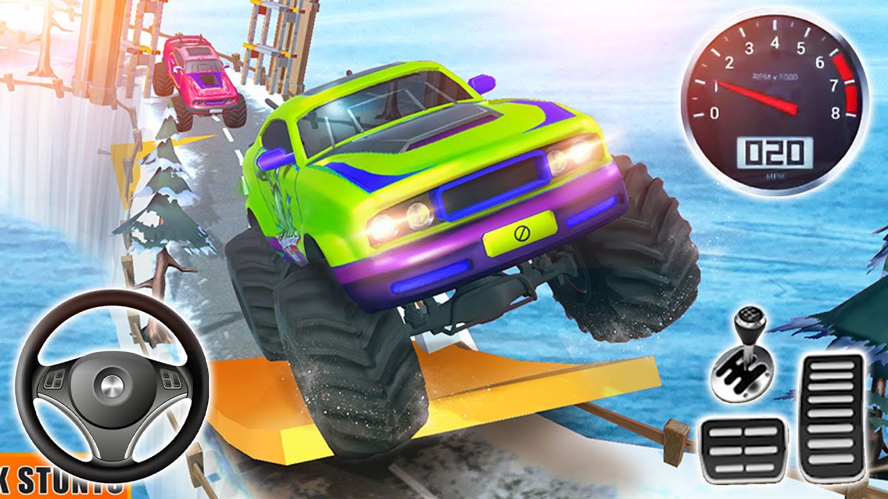 Monster Truck Stunt  -  Truck Stunt Simulator 2022 - Android Gameplay #2