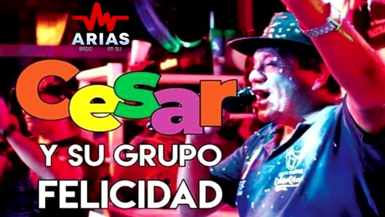 CESAR Y SU GRUPO FELICIDAD EN VIVO CUMBIA EXITO CARNAVALERO RADIO ARIAS 2022