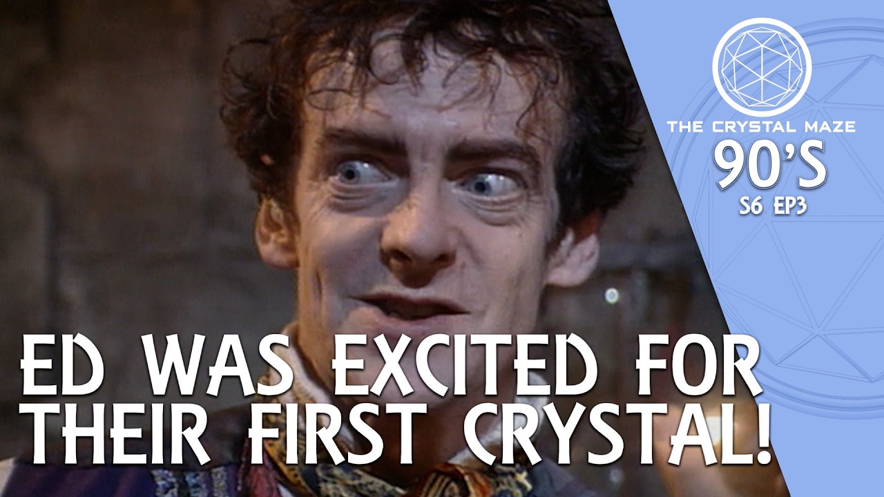 Ed Tudor Pole Gets Excited Over Crystal Win | The Crystal Maze