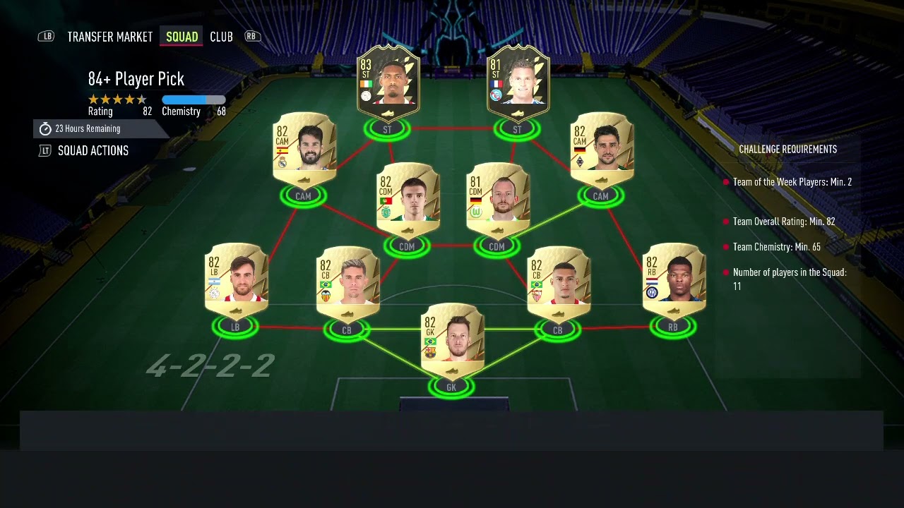 84+ Player Pick FIFA 22!