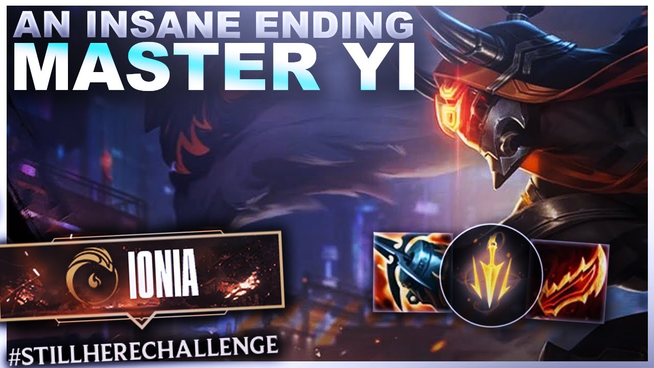 AN INSANE ENDING!!! MASTER YI! - Unranked to Diamond | League of Legends