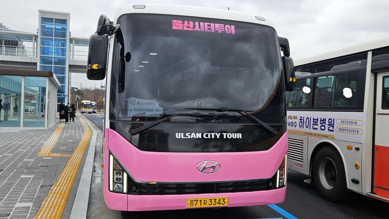 울산시티투어 장생포,대왕암 코스노선 주행영상 