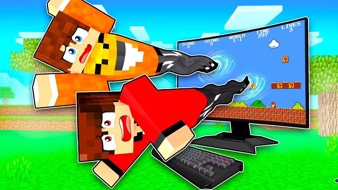 ZOSTAŁEM UWIĘZIONY W GRZE WIDEO z Sebek w Minecraft!
