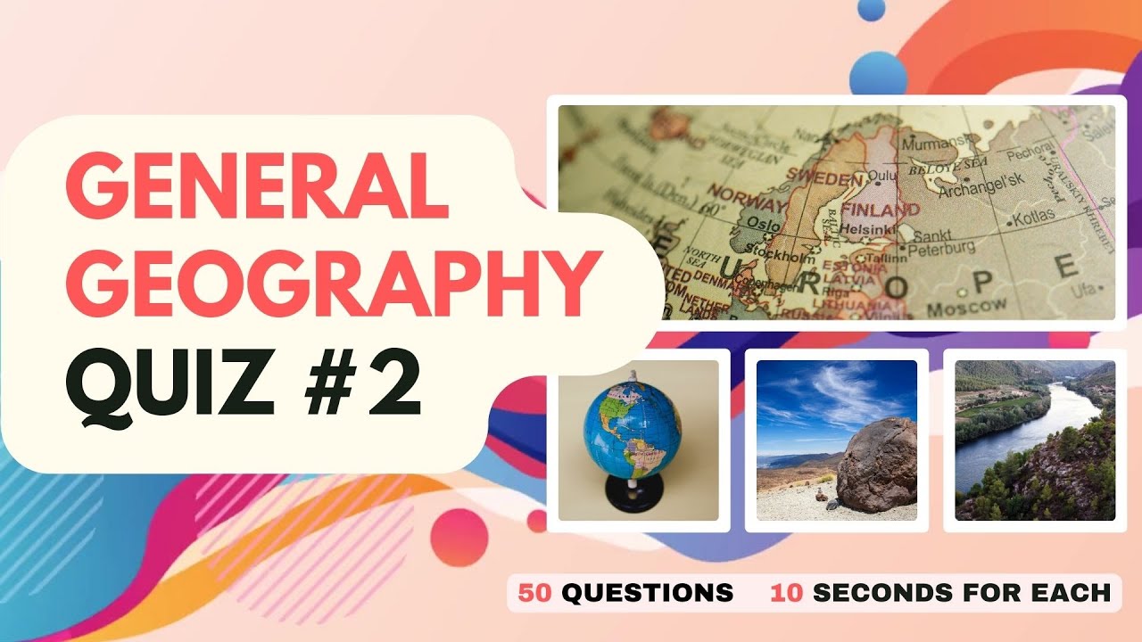 ❓ 50 Rapid-Fire Geography Questions - Can You Conquer Them All? | General Geography Quiz #2  #quiz