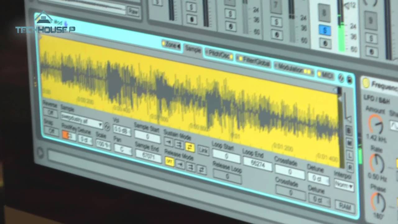 3. workshop techhouse.sk - pr&aacute;ca s Ableton - upratanie zvuku od Milo&scaron;a Fedora