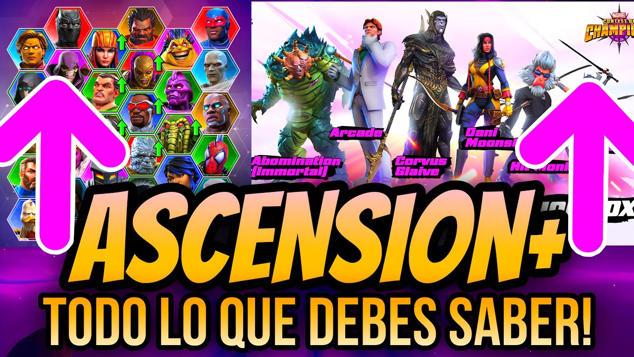 ASCENSION+ Todo Lo Que Debes Saber! | Full Pool | ISO Burst | Detalles de Rango | MCOC