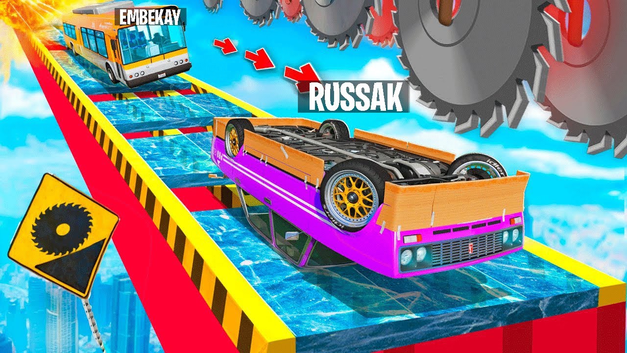 Ich TROLLE 6 YOUTUBER in XXL MEGA RAMPE in GTA V