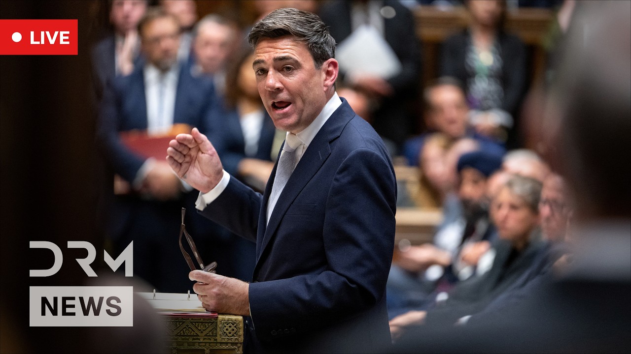 LIVE: Prime Minister Andy Burnham Faces First PMQs in House of Commons | DRM News | AC1G