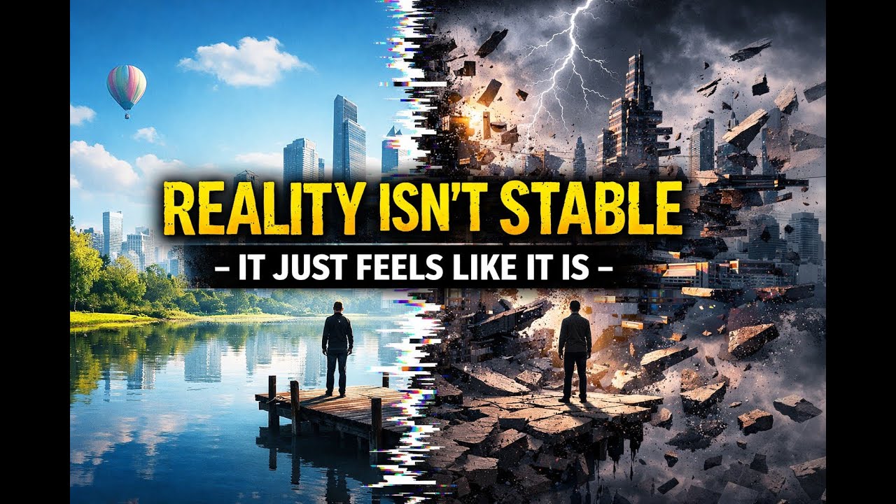 Reality Isn’t Stable — It Just Feels Like It Is