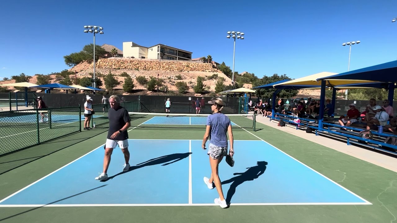 Gold Medal Match Pickleball Senior Mixed Doubles 3.5 60-65 Gold Medal Match Fall Brawl