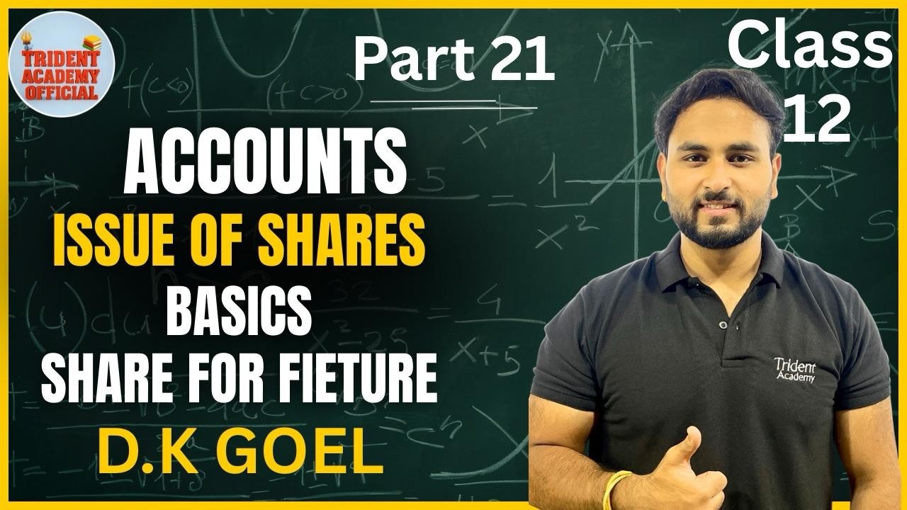 Issue of Shares | Company Accounts Class 12 | Part 21 | Share Forfeiture | CBSE/ISC/HBSE