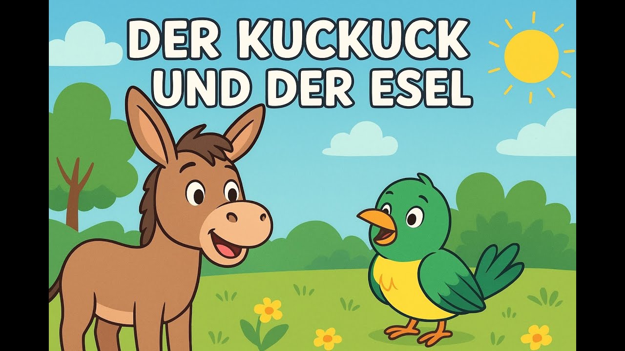 🎶Kinderlieder Hop Hop🎶 - 🐦🐴Der Kuckuck und der Esel🐦🐴 - deutsch
