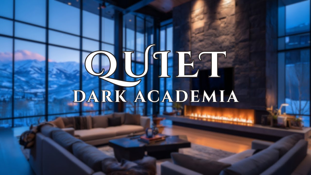 Quiet Piano for Reading & Writing | Dark Academia Study Music