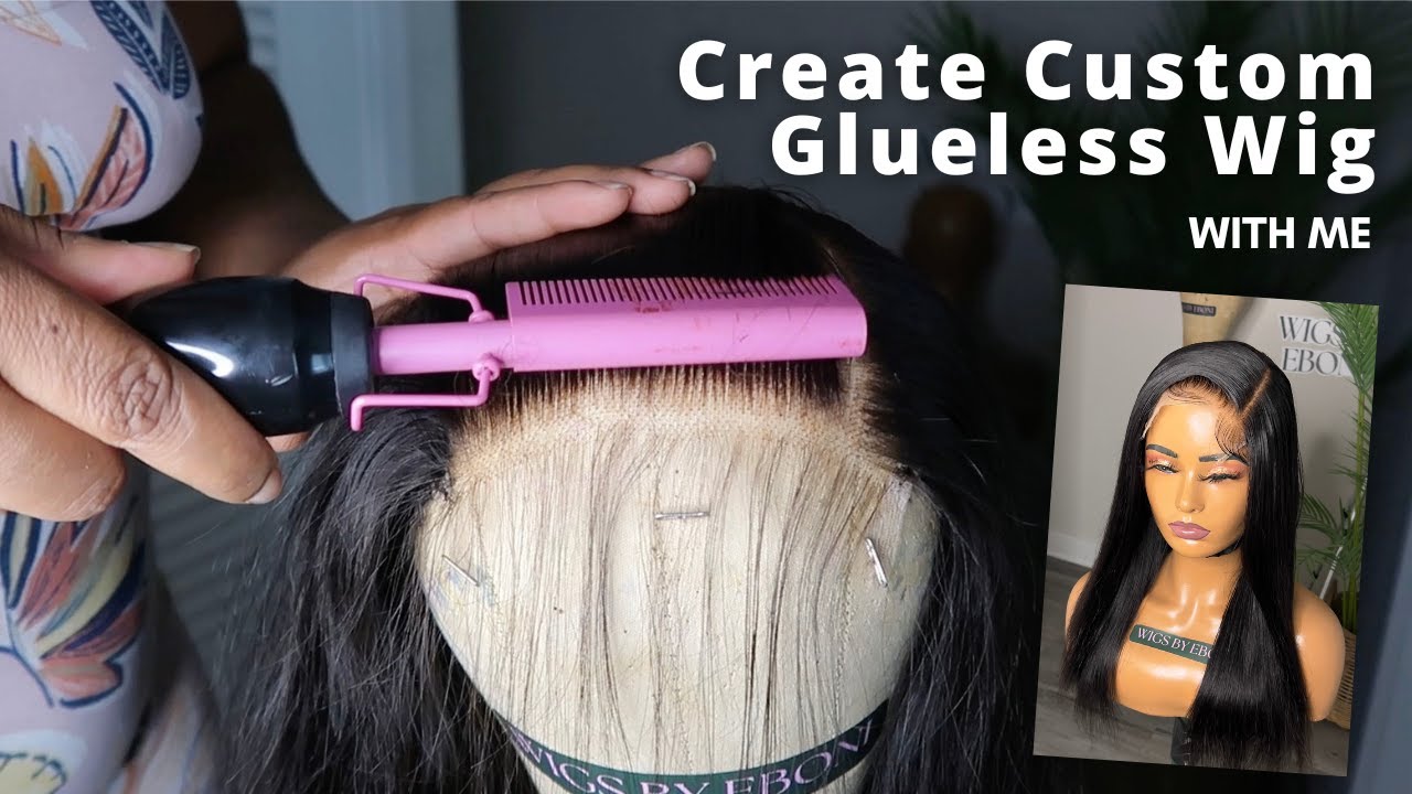 Make a Wig with Me | Custom Glueless Straight Unit