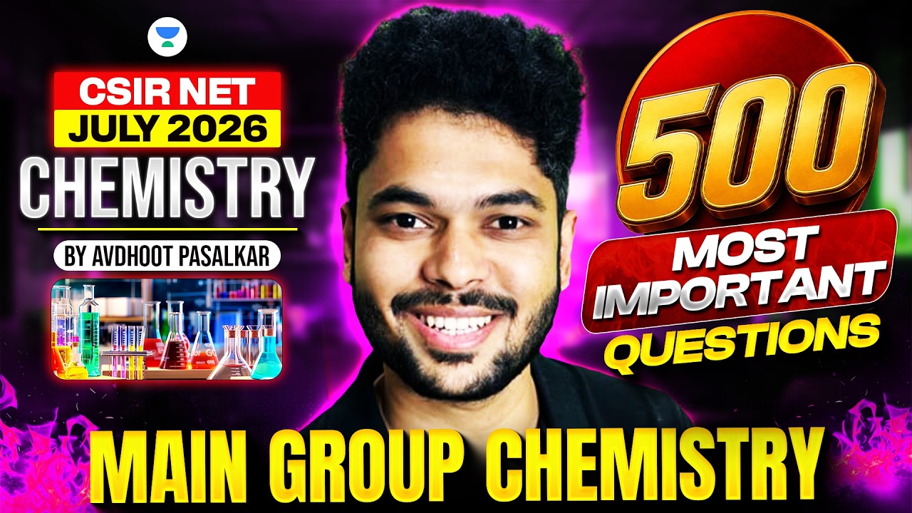 MAin Group Chemistry CSIR NET | Inorganic Chemistry 500+ Most Important Questions | CSIR NET 2026