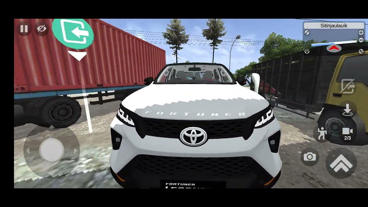 Bus simulator Indonesia fortuner legender mountain driving 🚗 