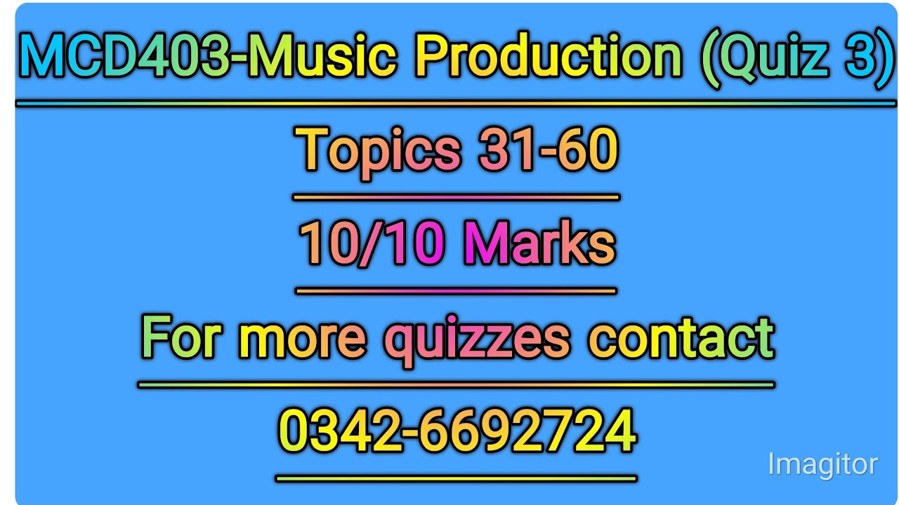 Mcd403 Quiz 3 2023  💯 Percent Solution