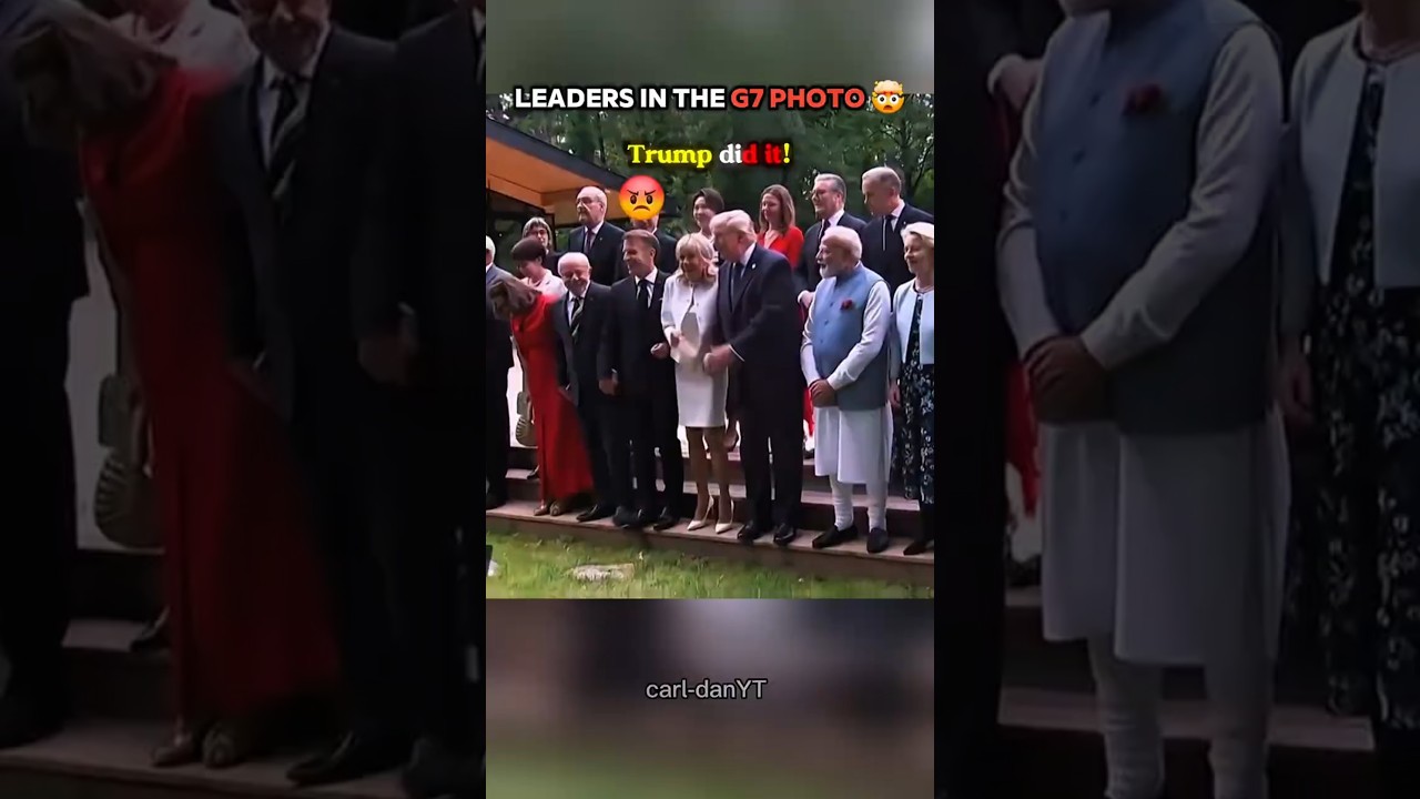 The G7 photo is crazy 🥶 until Putin's turn 🤯
