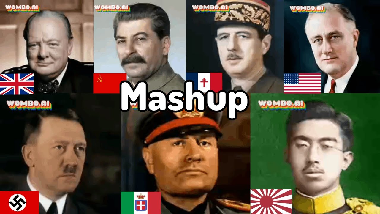 WW2 Leaders sing Macarena (mashup)