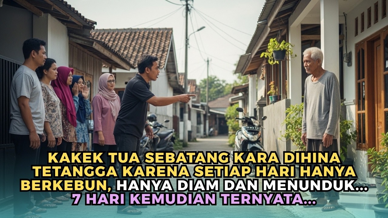 Kakek Tua Ini Dihina Karena Hanya Berkebun Setiap Hari, 7 Hari Kemudian Semua Warga Menyesal
